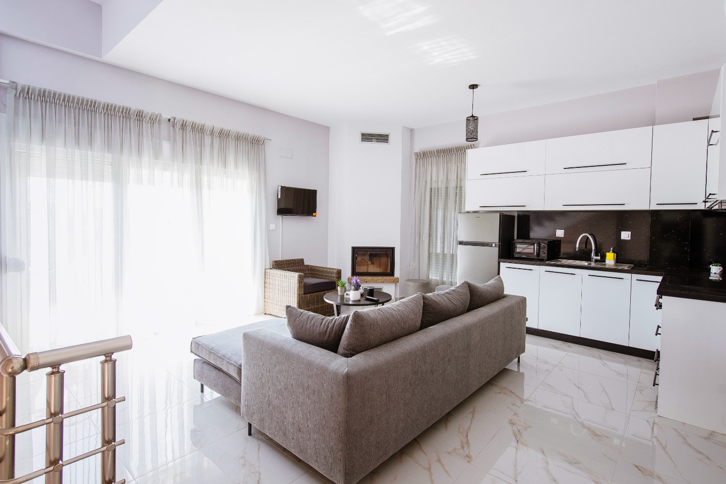Eunoia Villas Atropos Living Room