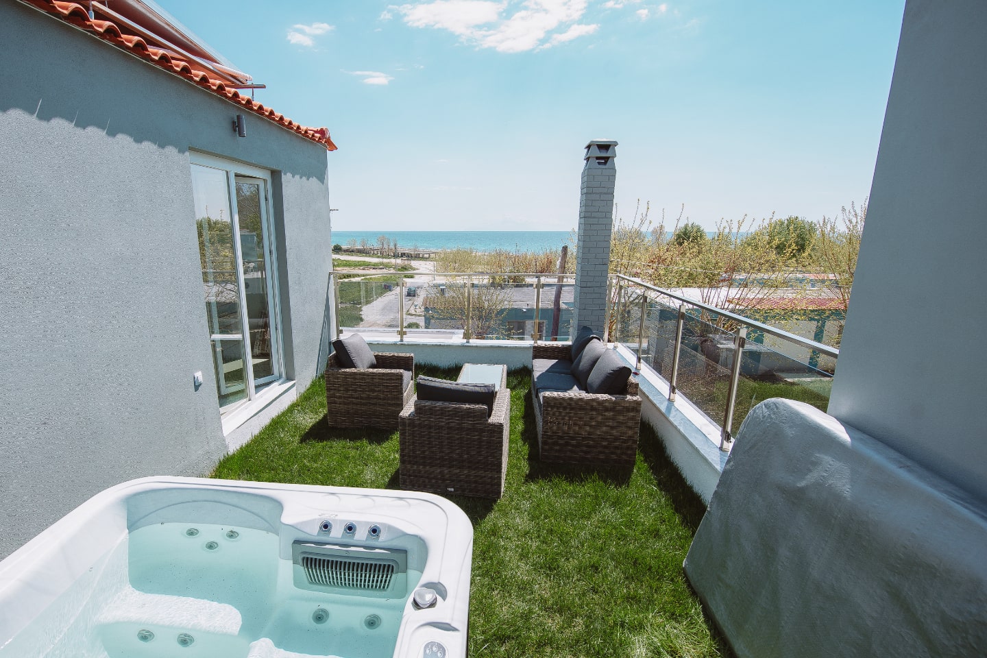 Eunoia Villas Atropos Rooftop Sea view Jacuzzi