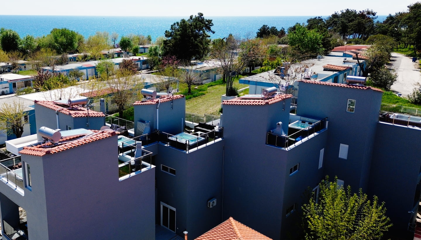 Eunoia Villas Aerial View Seafront 2 2025