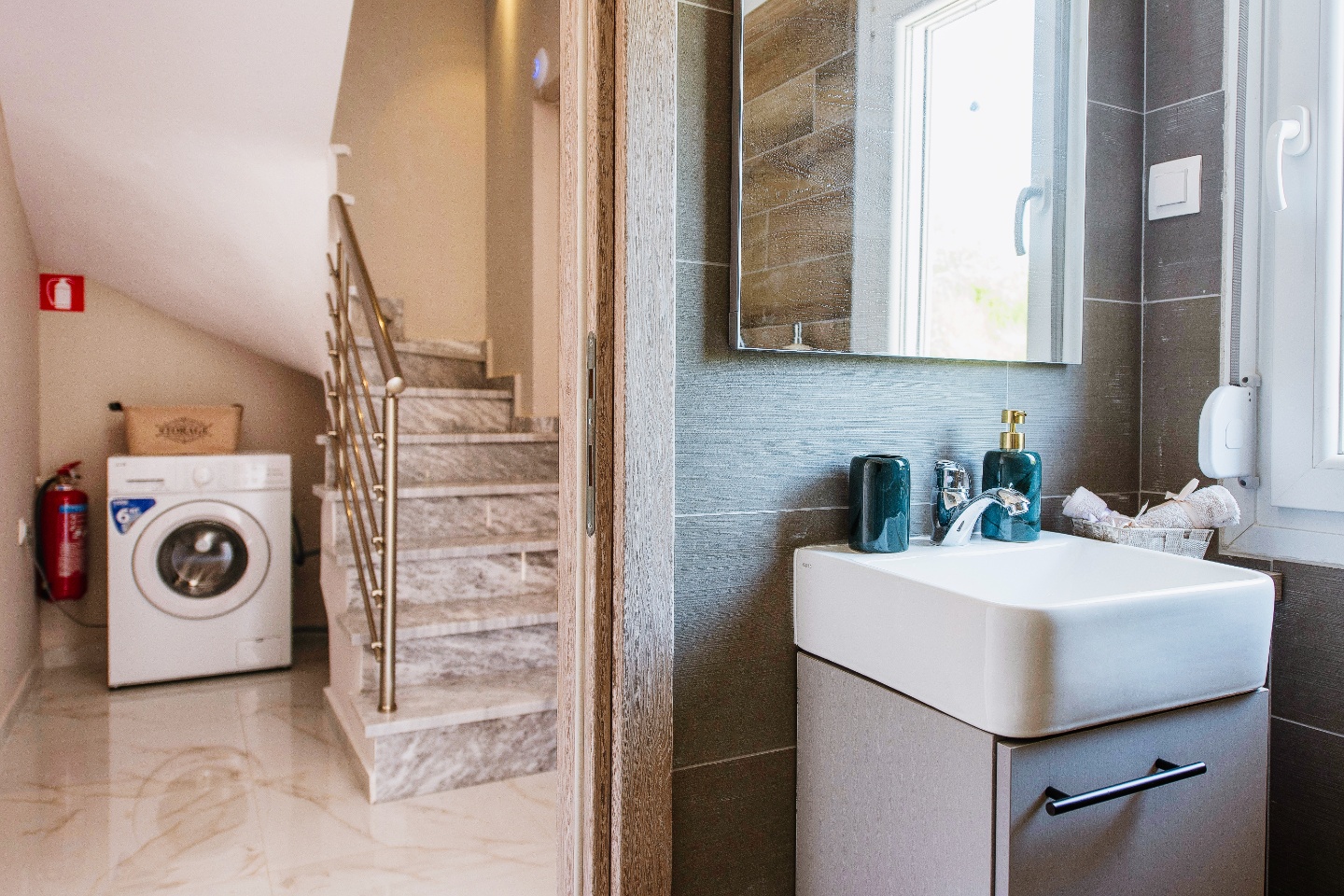 Eunoia Villas Clotho Bathroom Washing Machine
