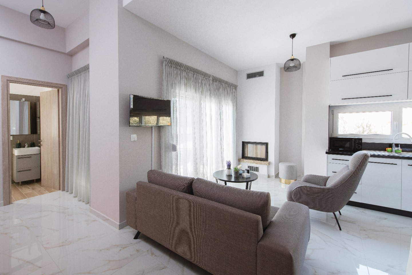 Eunoia Villas Cleopatra Living Room