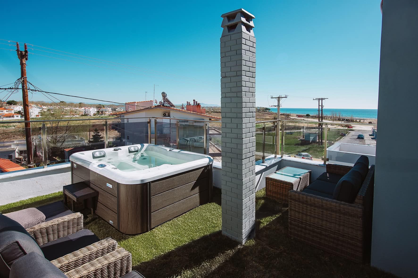 Eunoia Villas Fanari Rooftop Jacuzzi BBQ