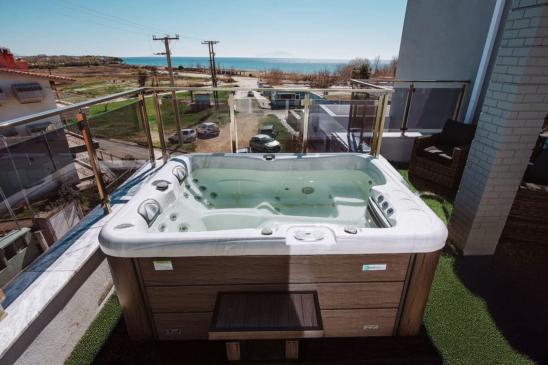 Eunoia Villas Fanari Rooftop Jacuzzi BBQ